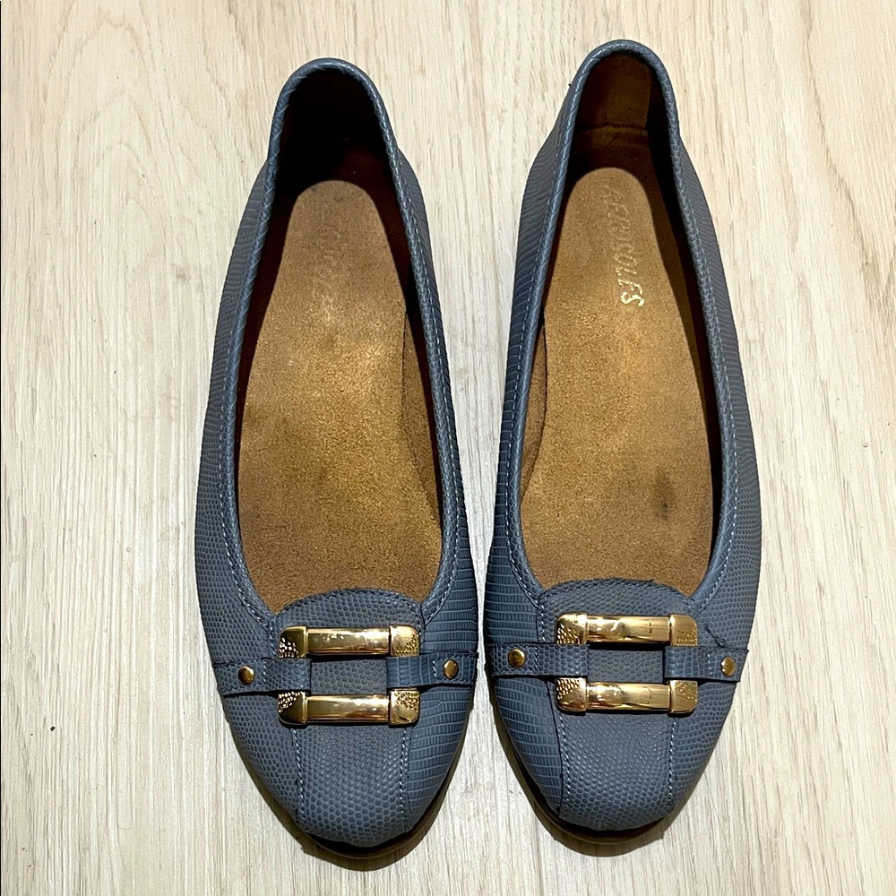 Aerosoles Gray Textured Women's Loafers